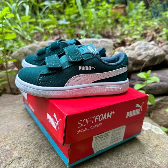 Toddler 9 Puma Smash v2 SD V Inf varsity green- - Picture 7 of 16